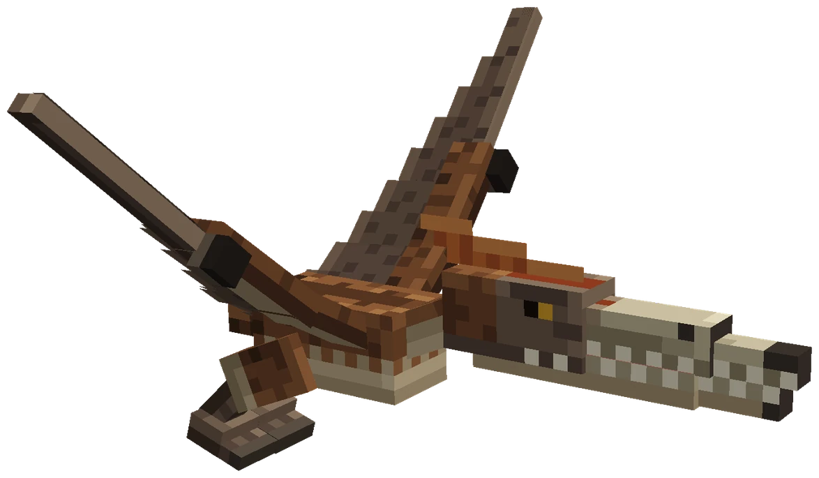 Pterodactylus, the blocky in-game model from DinoFrontier